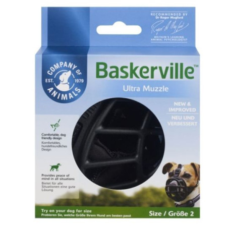 Muselière Chien Baskerville T 2 COMPANY OF ANIMAL'S