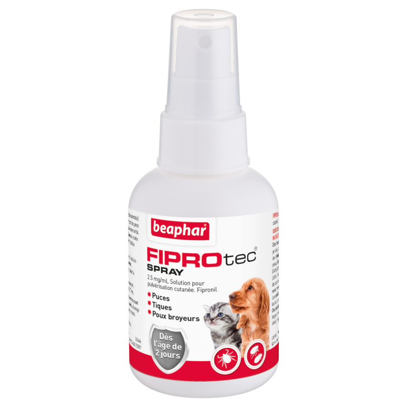 Spray Antiparasitaire 100 ml Chat Chien BEAPHAR