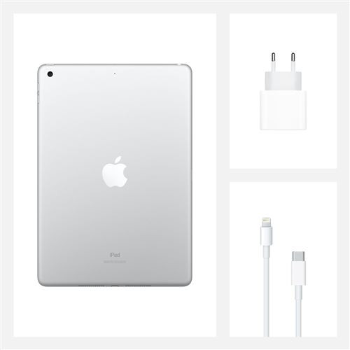 iPad 10.2'' 32 Go Argent Wi-Fi 8ème génération 2020 APPLE - MYLA2NF/A 