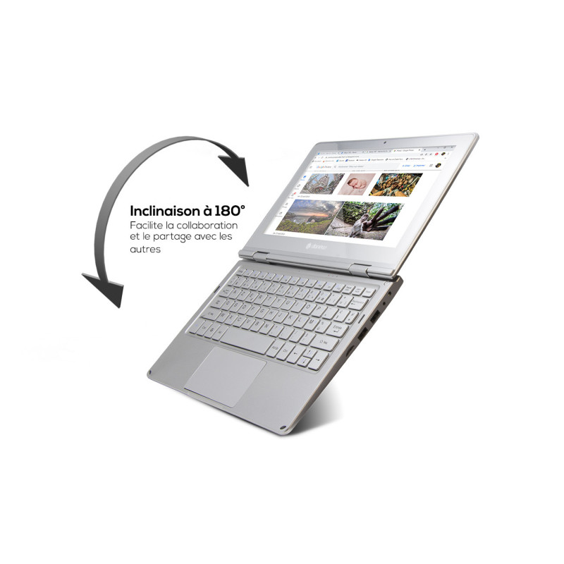 Ordinateur Portable 10.1" Android 9.0 Blanc DANEW - DBOOK110G16