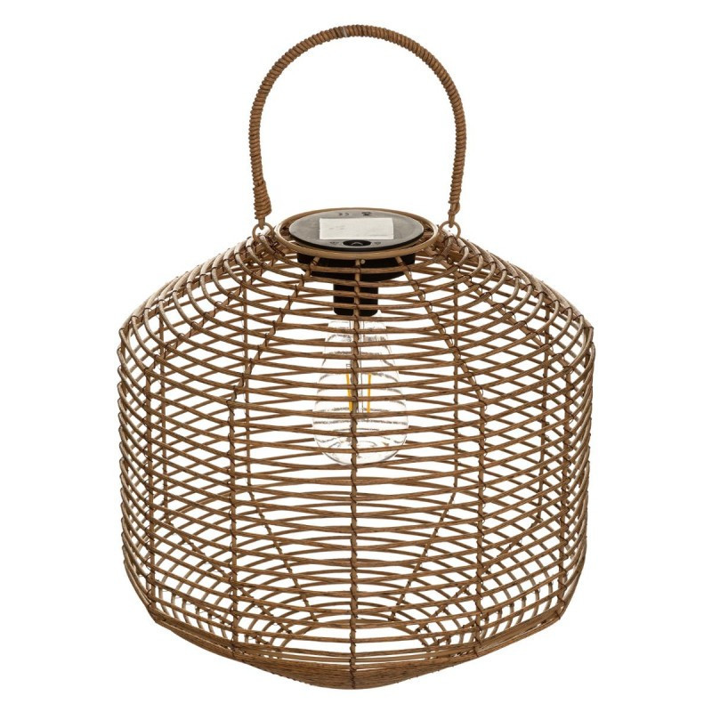 Lampe solaire en rotin naturel H30 cm - ATMOSPHERA