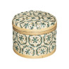 Boite de rangement en bambou H12,4cm