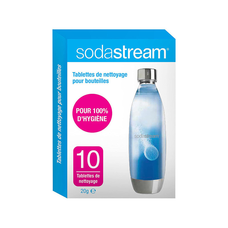 Lot de 10 tablettes de nettoyage pour bouteille SODASTREAM - 30061954