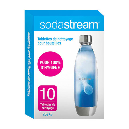 Lot de 10 tablettes de nettoyage pour bouteille SODASTREAM - 30061954