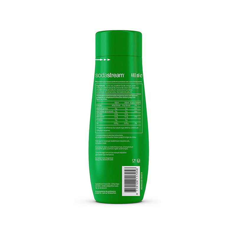 Sirop concentré 7up 440 ml SODASTREAM - 30011725