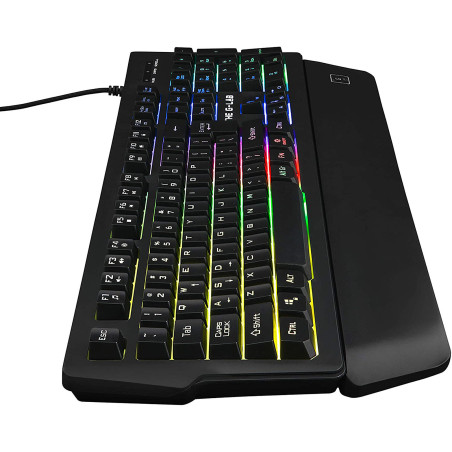 Clavier Gaming RGB Keyz Palladium Noir THE G-LAB -  BSKEYZPALLADIUM
