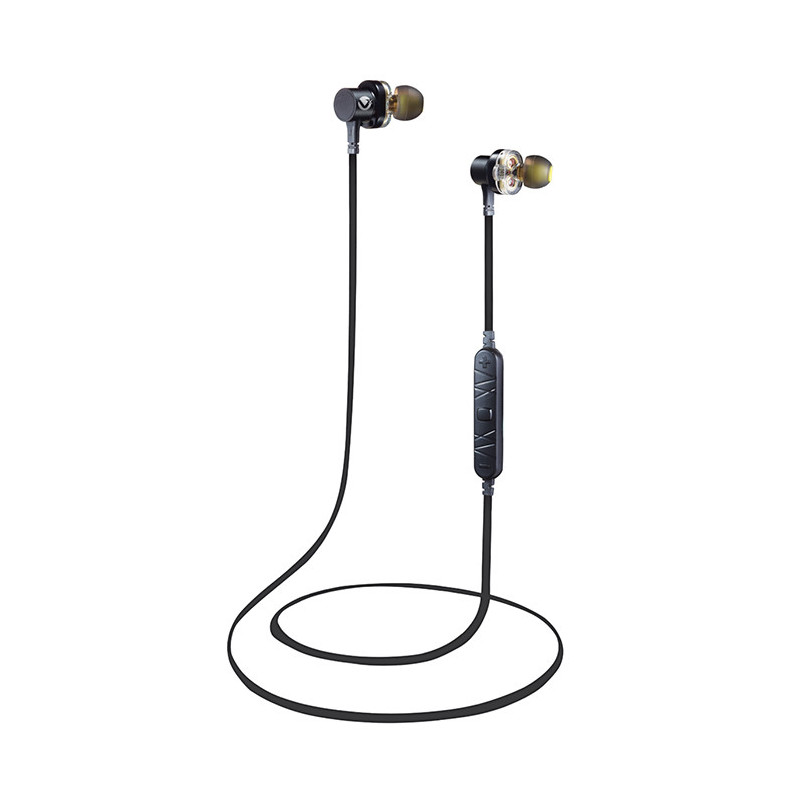 Écouteurs Bluetooth à double pilote Resonance Noir VOLKANO - VOLVK1104BK