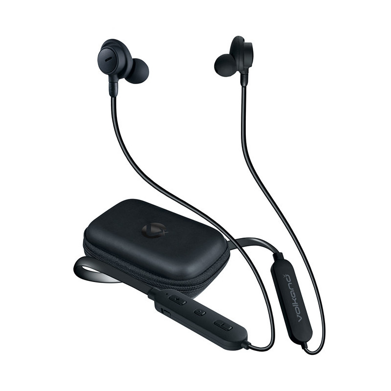 Écouteurs Bluetooth à réduction active du bruit Noir VOLKANO - VOLVK1113BK