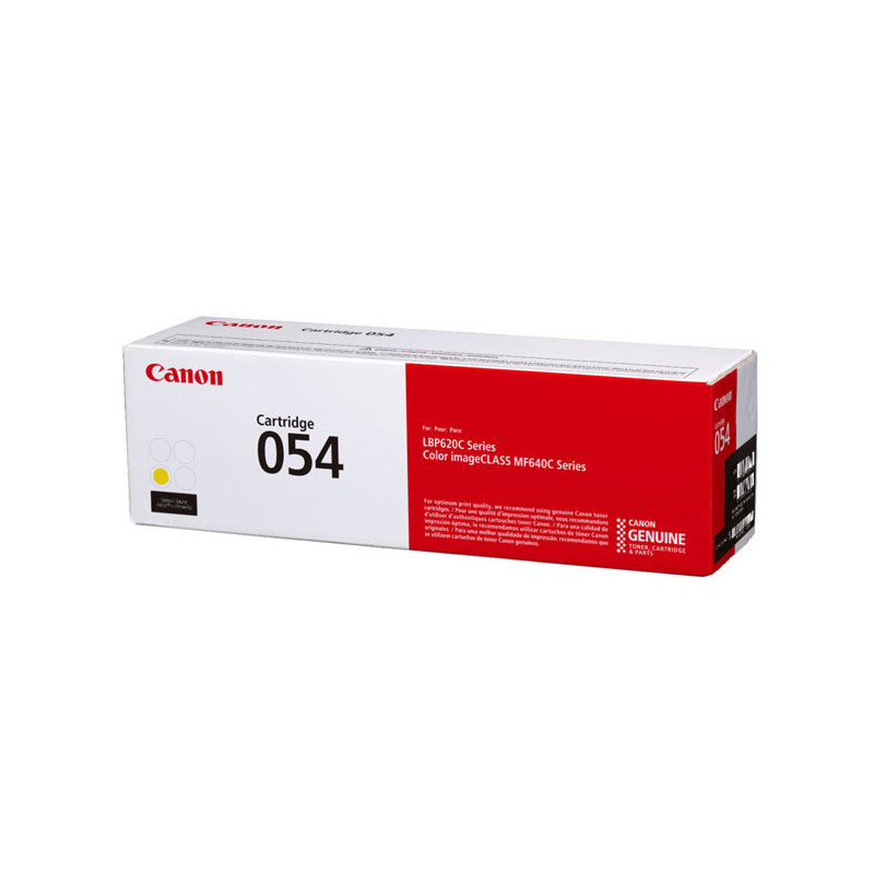 Cartouche de Toner laser 054 Jaune pour Imprimante Laser CANON - TONCAN054Y