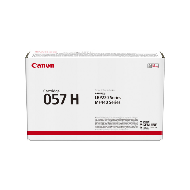 Cartouche de Toner laser Original 057H Noir CANON - TONCAN057HBK