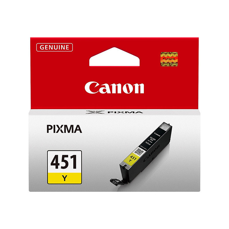 Cartouche d'encre CLI-451Y jaune CANON - ENCCACL451Y