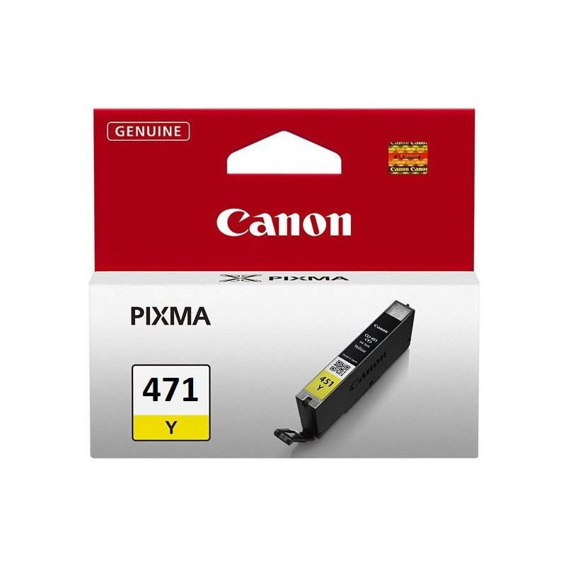 Cartouche d'encre CLI-471Y Jaune CANON - ENCCACL471Y