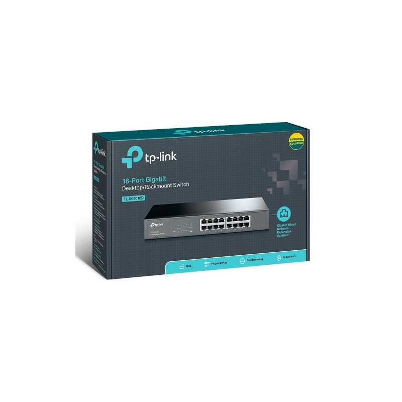Switch Ethernet TL-SG1016D 16 Ports 1GB/s TP-LINK -  TPLINKSG1016D