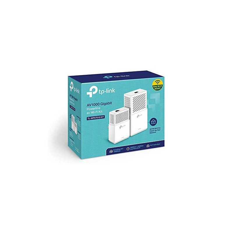 Kit de 2 CPL WiFi TL-WPA7510 1Gbit/s Blanc TP-LINK - TPLINKWPA7510KIT