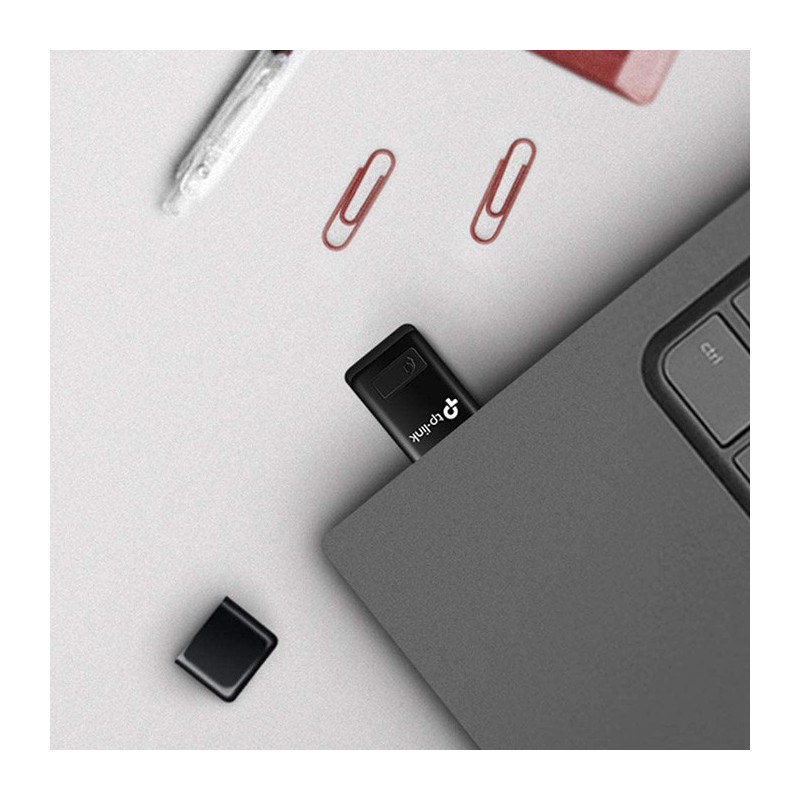 Clé WiFi USB N300 Mbps TL-WN823N Noir TP-LINK - TPLINKWN823N