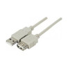 Rallonge USB 2,0 Type-A Mâle/Femelle 3m Gris - EXERTIS CONNECT - RAL_USB2_3M