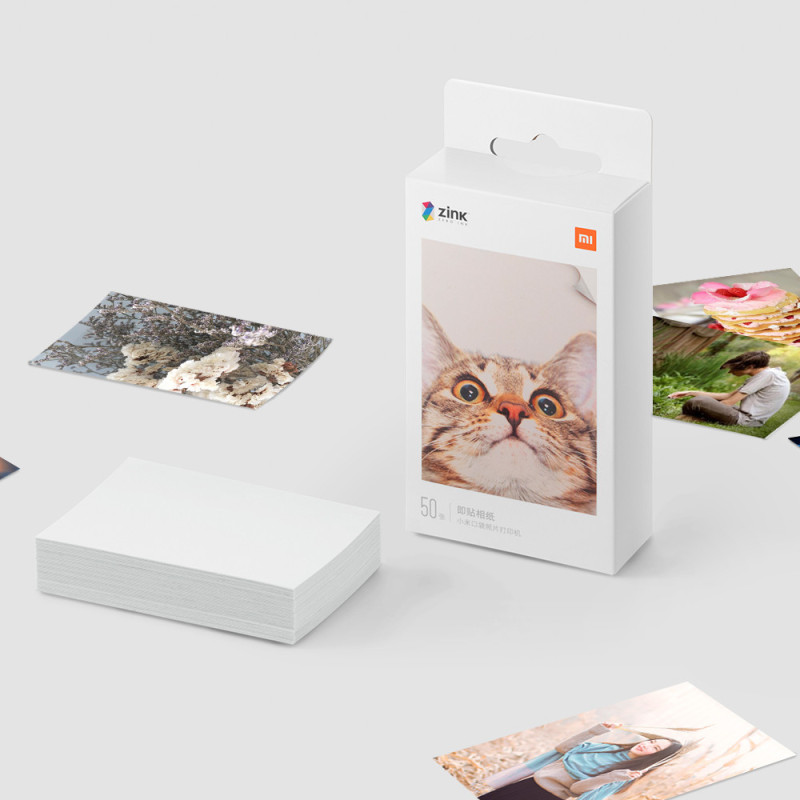 Papier Photo Instantané pour imprimante photo portable 20 feuilles - XIAOMI - XIAOMI_PHOTOPAPERW