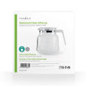 Pichet en Verre 1,2 L Blanc NEDIS - KACM001CPWT