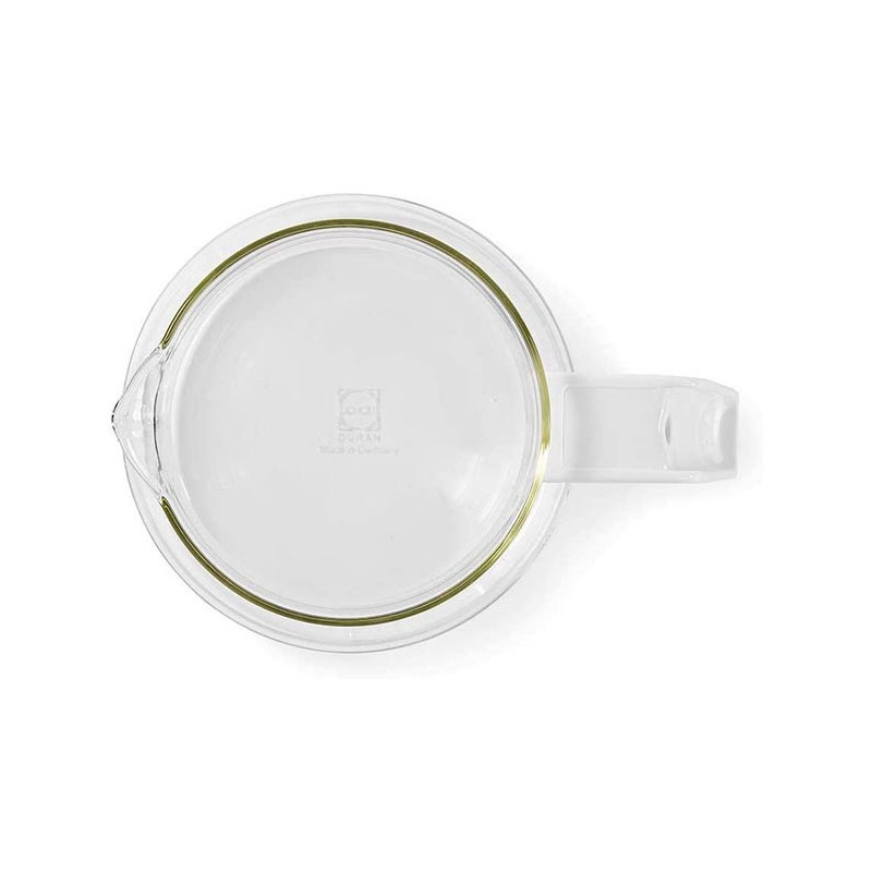 Pichet en Verre 1,2 L Blanc NEDIS - KACM001CPWT