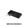 Radio de porche Rechargeable FM lecteur de carte micro SD RMS 3W Noir WE - RADIOWERADMININ