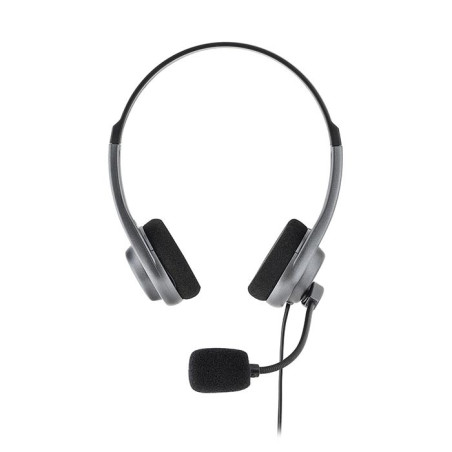 Micro Casque pour PC/Mac MC-101 Noir/Argent  BLUESTORK - BSMC101