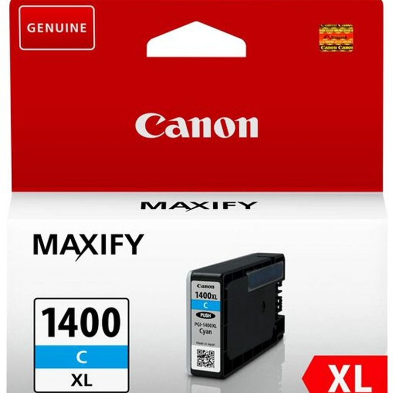 Cartouche d'encre PGI1400 XL Cyan CANON - ENCCAPGI1400XLC