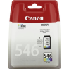 Cartouche d'encre CL-546 Cyan/Magenta/Jaune 8ml CANON - ENCCACL546