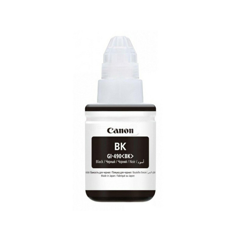 Bouteille d’encre Originale GI-490 BK 130 ml Noir CANON - ENCCAGI490BK