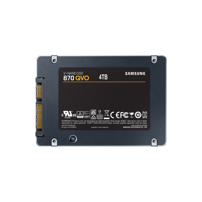 Disque Dur SSD 870 QVO 2.5 4To Gris SAMSUNG - HDSAM870Q4 