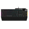 Clavier AZERTY Tuf Gaming K1 noir - ASUS - 90MP01X0-BKFA00