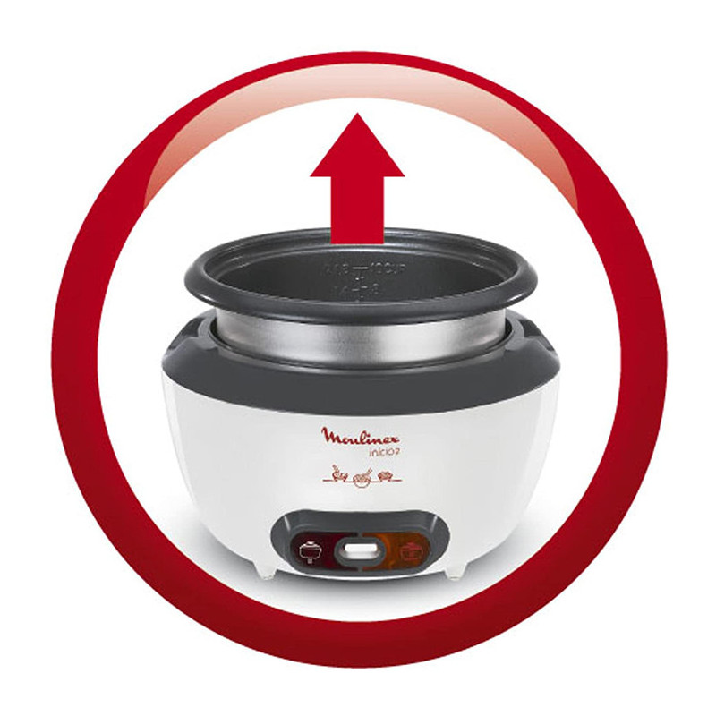 Cuiseur à riz Inicio 1,5Kg Blanc MOULINEX - MK156125
