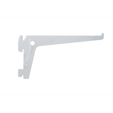 Lot De 10 Consoles Simples Acier Verni, P.15 Cm Entraxe 50 Mm