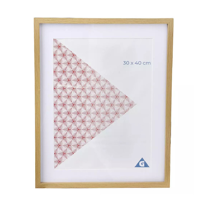 Cadre photo mdf 30x40 cm Beige GIFI - 491310