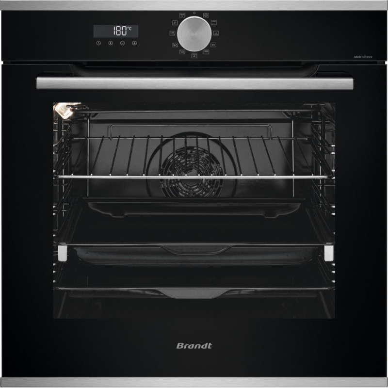 Four Encastrable Pyrolyse Multifonction 73L Noir BRANDT - BOP7537LX