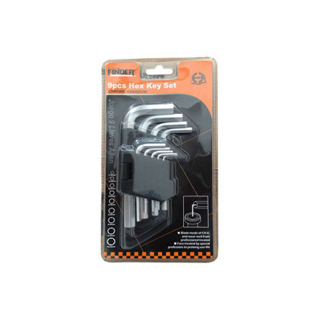 Clé étoile sous-blisteur 9 pcs standard FINDER TOOLS - 193123