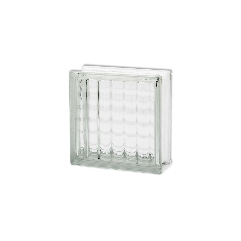 Brique de verre Croisé large 19x19x8 cm VITRABLOK - 122172
