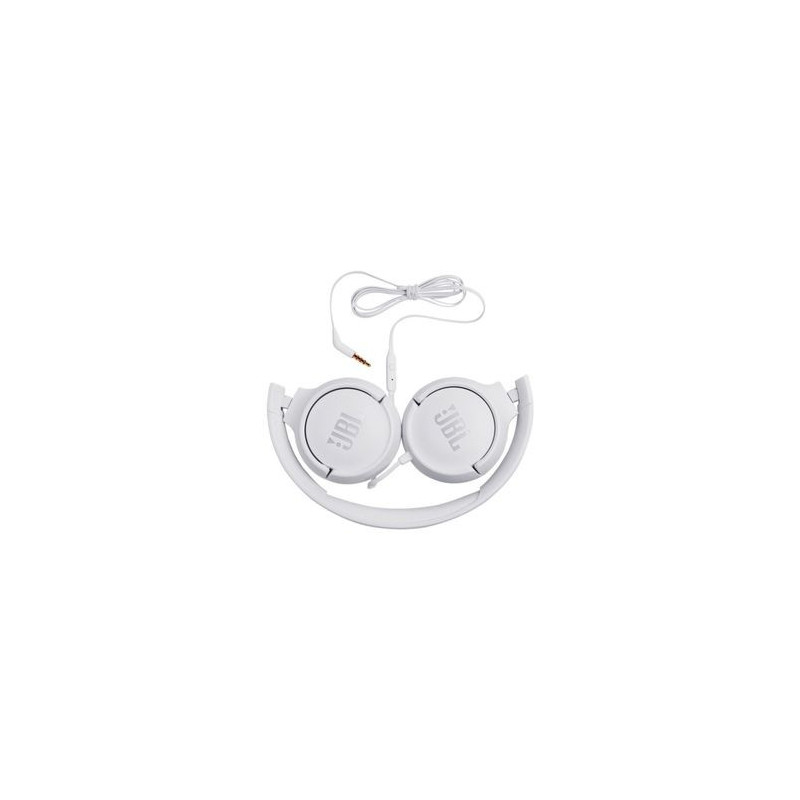 Casque Audio Filaire Tune 500 Blanc JBL - JBLTUN500WHT