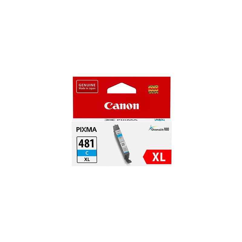 Cartouche jet d'encre CLI-481XL Cyan - CANON - ENC_CA_CLI481XL_C