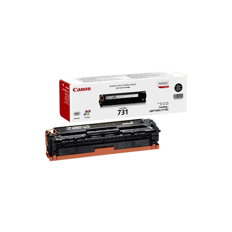 Toner laser Original Cartridge 731 Noir - CANON - TON_CAN_731BK