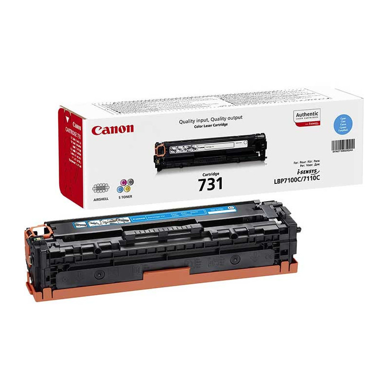Toner Laser CRG-731C Cyan CANON - TONCAN731C