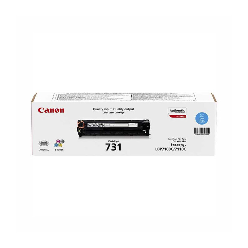Toner Laser CRG-731C Cyan CANON - TONCAN731C