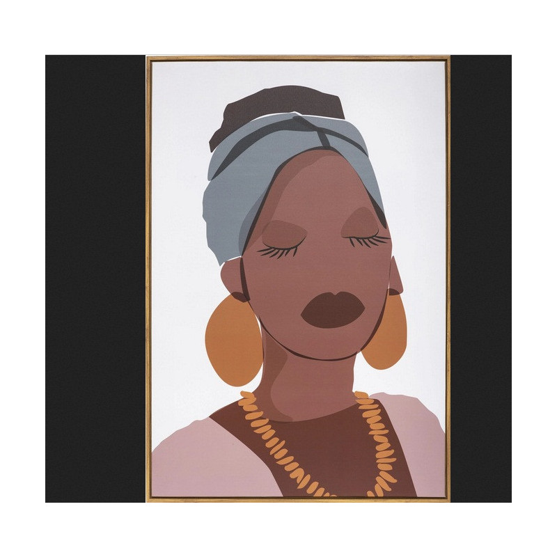TOILE IMPRIME CADRE 60 X 90 CM CUBA