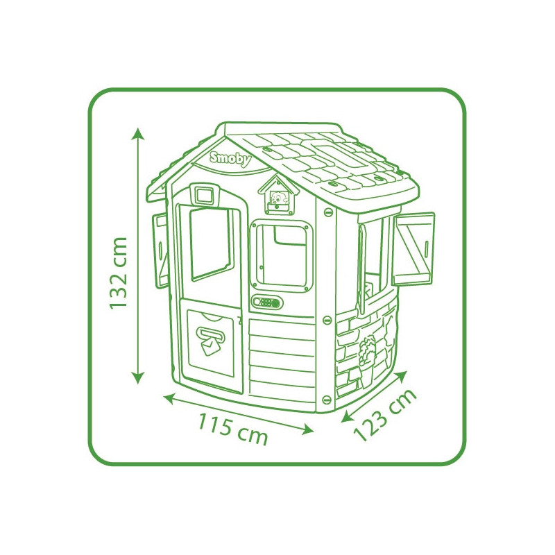 Maison de jardin enfant Neo Jura Lodge SMOBY - Dès 2 ans