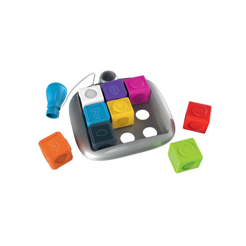 Jeu d'éveil Smart cubes FR/GB/GE/DU SMOBY - Dès 2 ans