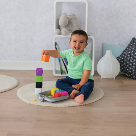 Jeu d'éveil Smart cubes FR/GB/GE/DU SMOBY - Dès 2 ans