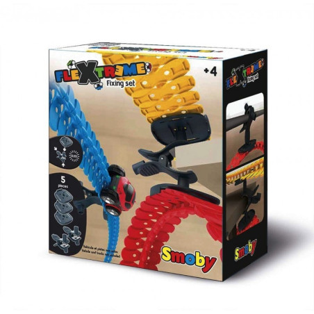 Kit de fixation 2 Pinces + 3 Supports de Piste Flextreme SMOBY - Dès 4 ans