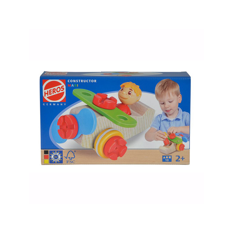Heros Constructor Maxi Avion 10 Pièces SMOBY - Dès 2 ans