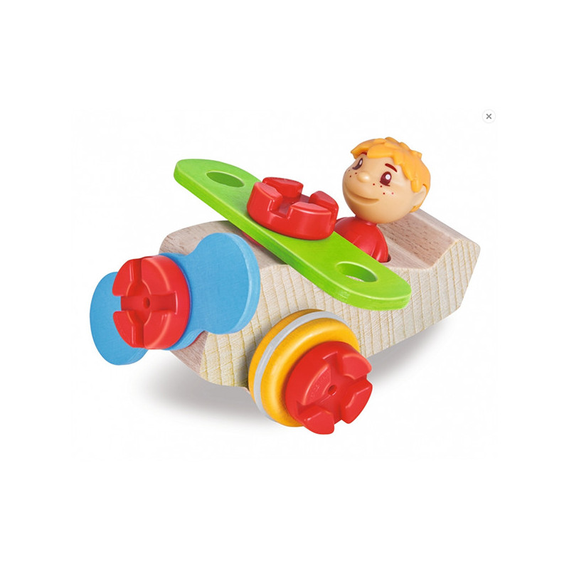 Heros Constructor Maxi Avion 10 Pièces SMOBY - Dès 2 ans