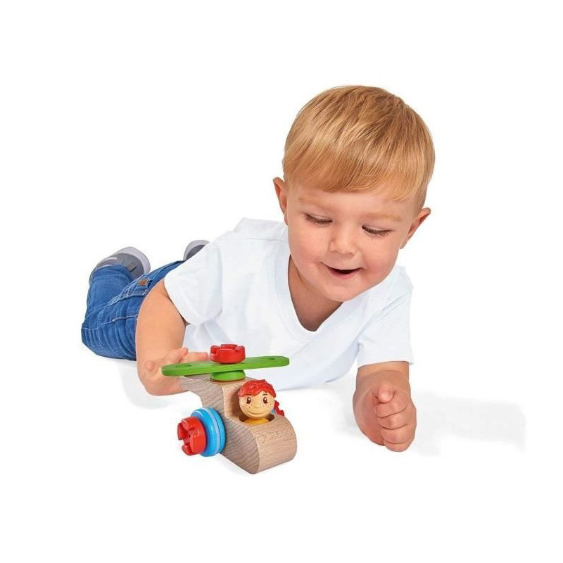 Heros Constructor Maxi Hélicoptère 9 Pièces SMOBY - Dès 2 ans