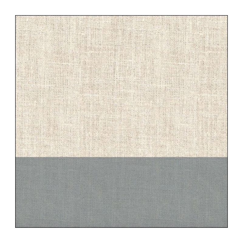 SERVIETTE PAPIER 33 LINEN GREY